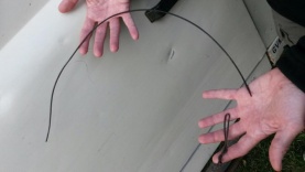 The offending snare safely removed